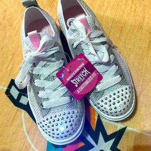 Sketchers Twinkle Toes/ twinkle shoes Girls size 2